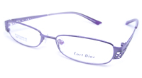 China glasses eyewear OEM suppliy Cart Dior Titanium Purple Semi-rimless Size 52 18-135