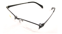 China Eyewear eyeglasses glasses frame optical lens Supplier and Manufacture Nikon Titanium Black Semi-rimless Size 52 18-135
