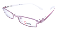 China Eyewear eyeglasses glasses frame optical lens Supplier and Manufacture X-lebang Metal Red Full Frame Size 46 18-138