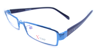 China Eyewear eyeglasses glasses frame optical lens Supplier and Manufacture X-tran Stainless Steel Blue Full Frame Size 52 19-140