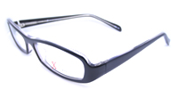 China Eyewear eyeglasses glasses frame optical lens Supplier and Manufacture X-tran Plastic Black Full Frame Size 54 17-138