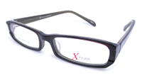 China Eyewear eyeglasses glasses frame optical lens Supplier and Manufacture X-tran Plastic Coffee Full Frame Size 52 17-138