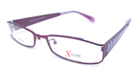 China Eyewear eyeglasses glasses frame optical lens Supplier and Manufacture X-tran Titanium Purple Full Frame Size 52 18-135