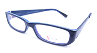 China Eyewear eyeglasses glasses frame optical lens Supplier and Manufacture X-tran Titanium Blue Full Frame Size 52 17-135