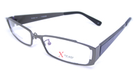 China Eyewear eyeglasses glasses frame optical lens Supplier and Manufacture X-tran Titanium Gray Full Frame Size 52 18-135