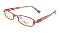 China Eyewear eyeglasses glasses frame optical lens Supplier and Manufacture Olosee Metal Red Full Frame Size 49 18-135