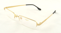 China Eyewear eyeglasses glasses frame optical lens Supplier and Manufacture LONGINES Titanium Golden Semi-rimless Size 56 17-142