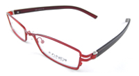 China glasses eyewear OEM suppliy FANDI TR90 Red Full Frame Size 52 18-138