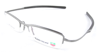China eyewear eyeglasses glasses frame optical lens OEM suppliy TAGHeuer Memory  Gray Semi-rimless Size 50 18-140